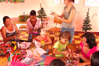 Story Hour in the Children's Library