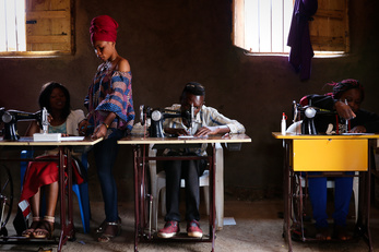 Tailoring in Dzaleka Refugee Camp