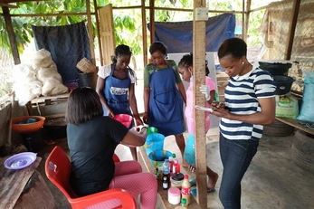 Organic Body butter training for rural women
