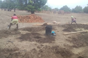 Construction of solar tent fish dryer in Senga-Bay fishing ground along lake Malawi
